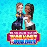play Elsa And Tiana Workout Buddies