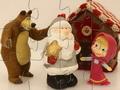 Masha And The Bear With Santa Claus