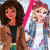 play Elsa And Moana Exchange Students