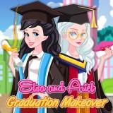 play Elsa And Ariel Graduation Makeover