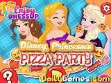 play Disney Princesses Pizza Party