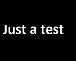 play Just A Test