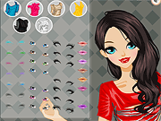 play Feather Brooch Dressup
