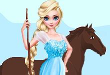 play Elsa Do Chores