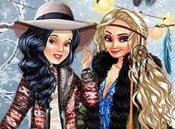 play Boho Winter With Princesses