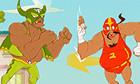 Super Wrestlers Slaps Fury