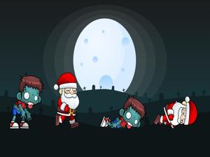 play Zombies Are After The Santa