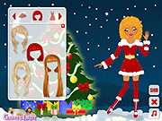 play Christmas Lady Dressup
