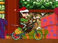 play Christmas Elf Bike