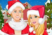 Barbie And Ken Christmas Girl