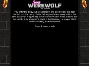 play Sexy Werewolf Text Adventure