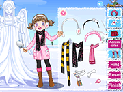 play Snow Angel Girl Dress Up