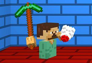 play Minecraft Badminton