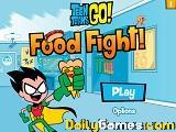 play Teen Titans Go Food Fight