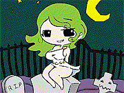 play Halloween Grave Dressup