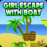 play Girl Escape With Boat