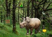 play Escape From Rhino Forest