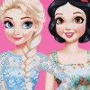 play Snow White Vs Elsa Brunette Vs Blonde