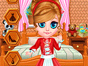 play Little Elsa In Red Hood