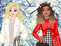 play Princess Winter Shopping Online