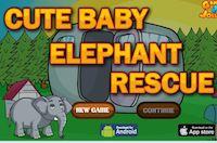 play Cute Baby Elephant Rescue