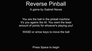 play Sgj #5: Reverse Pinball