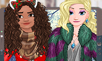 play Princess Winter Shopping Online