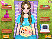 play Cute Girl Giving Birth