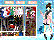 play Cute Winter Coat Dressup