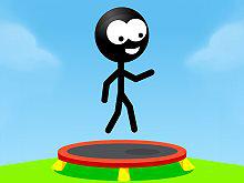 play Trampoline Stickman