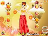 play Fire Princess Dressup