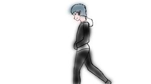 play 歩いている