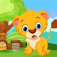 play Games4King-Lion-Cub-Rescue