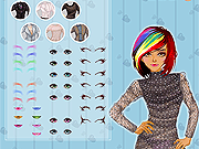 play Rainbow Hair Style