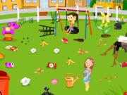 play School Garden Cleaning