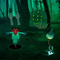play Halloween-Awful-Forest-Escape