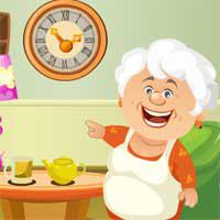 play Cute-Grandma-Rescue-Games4King