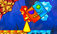 play Fire And Water Geometry Dash