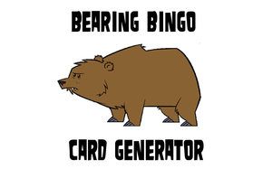 play Bearing Bingo Card Generator (Pre-Pre-Alpha)