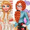 Princesses Getting Cozy: Chunky Knits