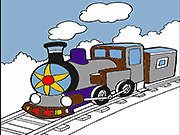 play Train Coloring Book