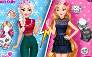 Elsa And Rapunzel Princess Rivalry