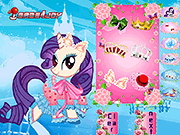 play Little Pony - Rarity Dressup