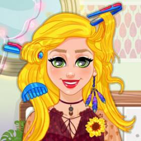 Natalie'S Boho Real Haircuts - Free Game At Playpink.Com