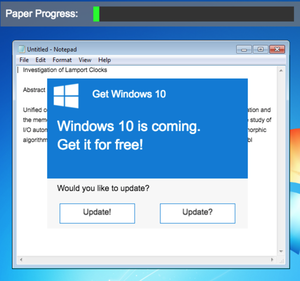 play Don'T Update To Windows 10: The Game