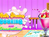 Milkshake Cooking And Decoration