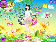 play Butterfly Girl Dress Up