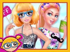 play Cutezee And Super Barbie Bff Night