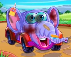 play Animals Car Salon Cleaning