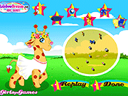 play Cute Giraffe Dress Up
